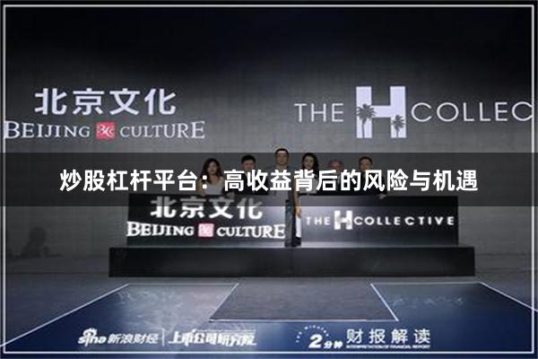 炒股杠杆平台:高收益背后的风险与机遇