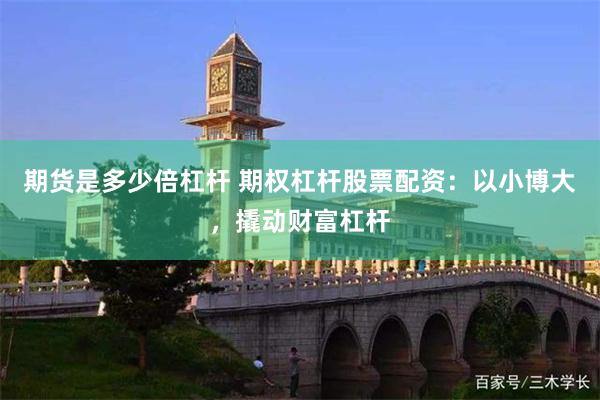 期货是多少倍杠杆 期权杠杆股票配资：以小博大，撬动财富杠杆